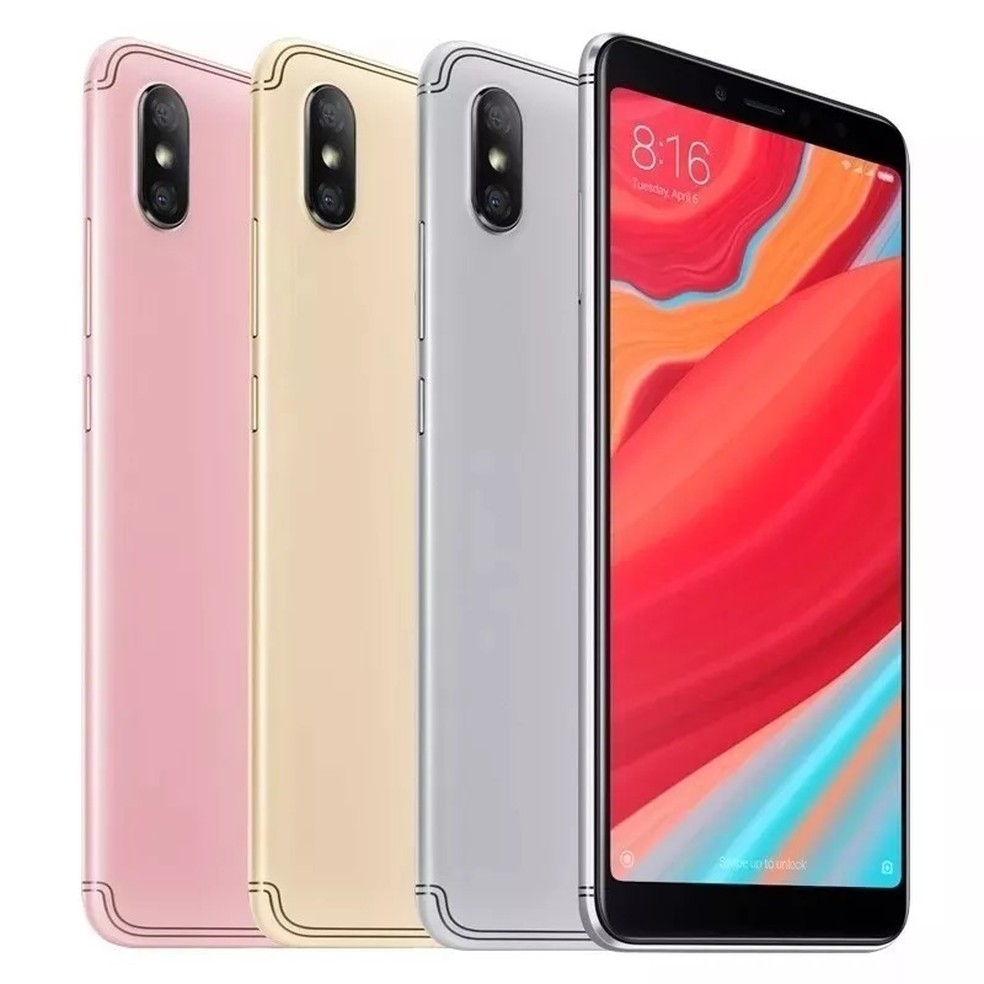  - Celulares - prateado - Central - unidade    Cod. REDMI S2 BLUE 3RAM/ 32GB
